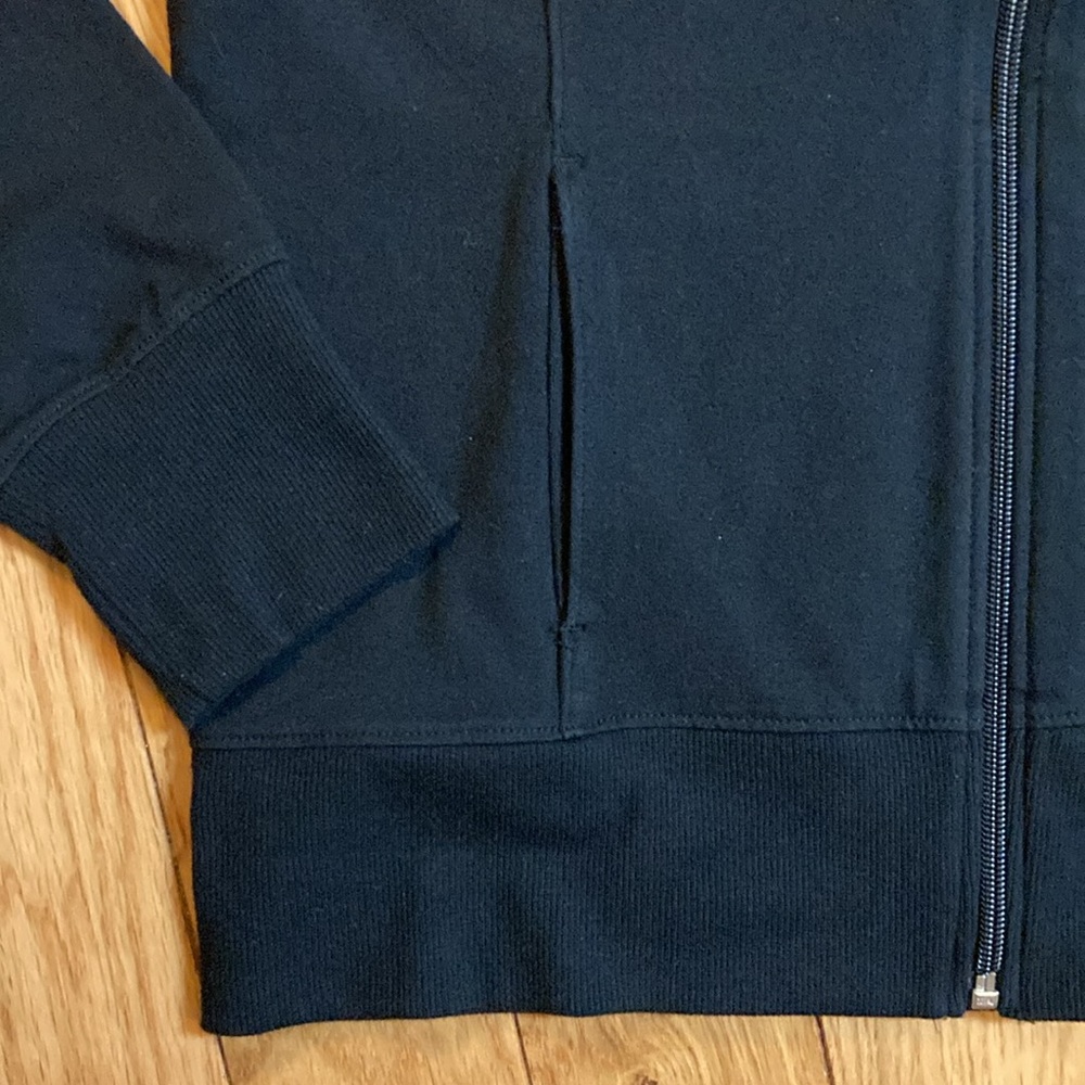 GapBody black zip front knit jacket - Picture 4 of 5